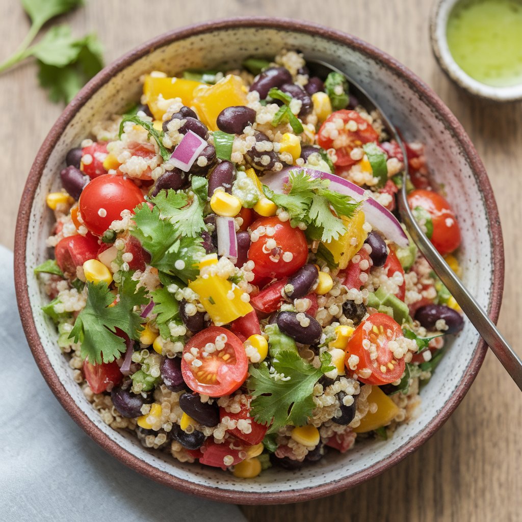 Quinoa and Black Bean Salad 2 Quinoa and Black Bean Salad