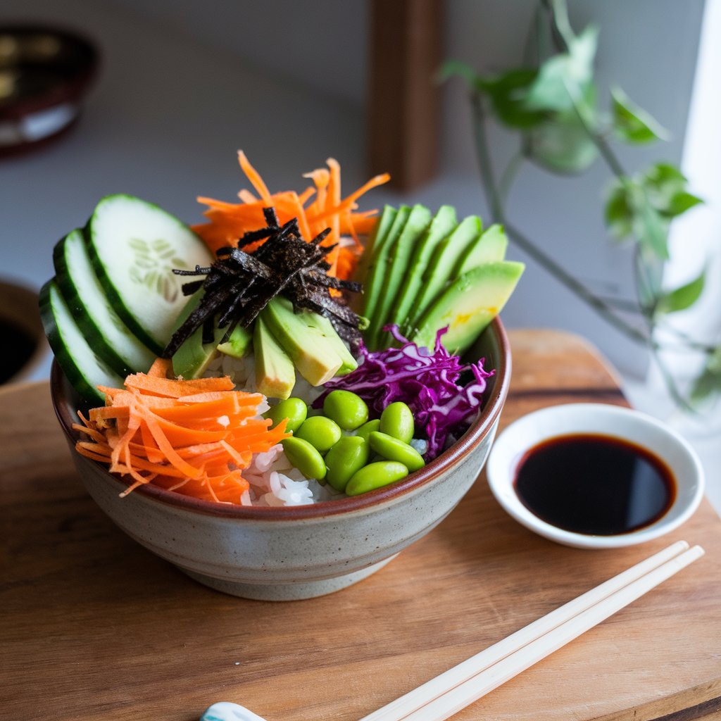 Vegan Sushi Bowls 2 Vegan Sushi Bowls